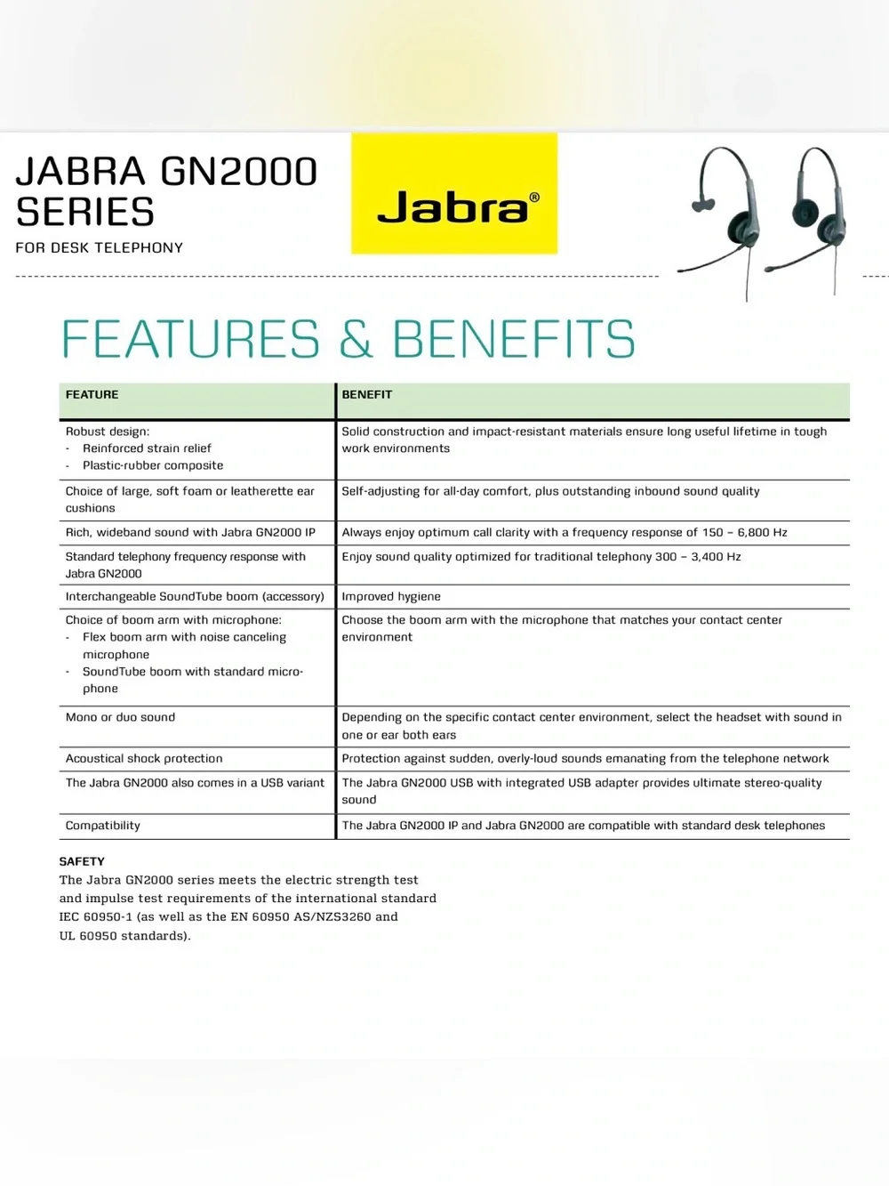 Jabra professional wired